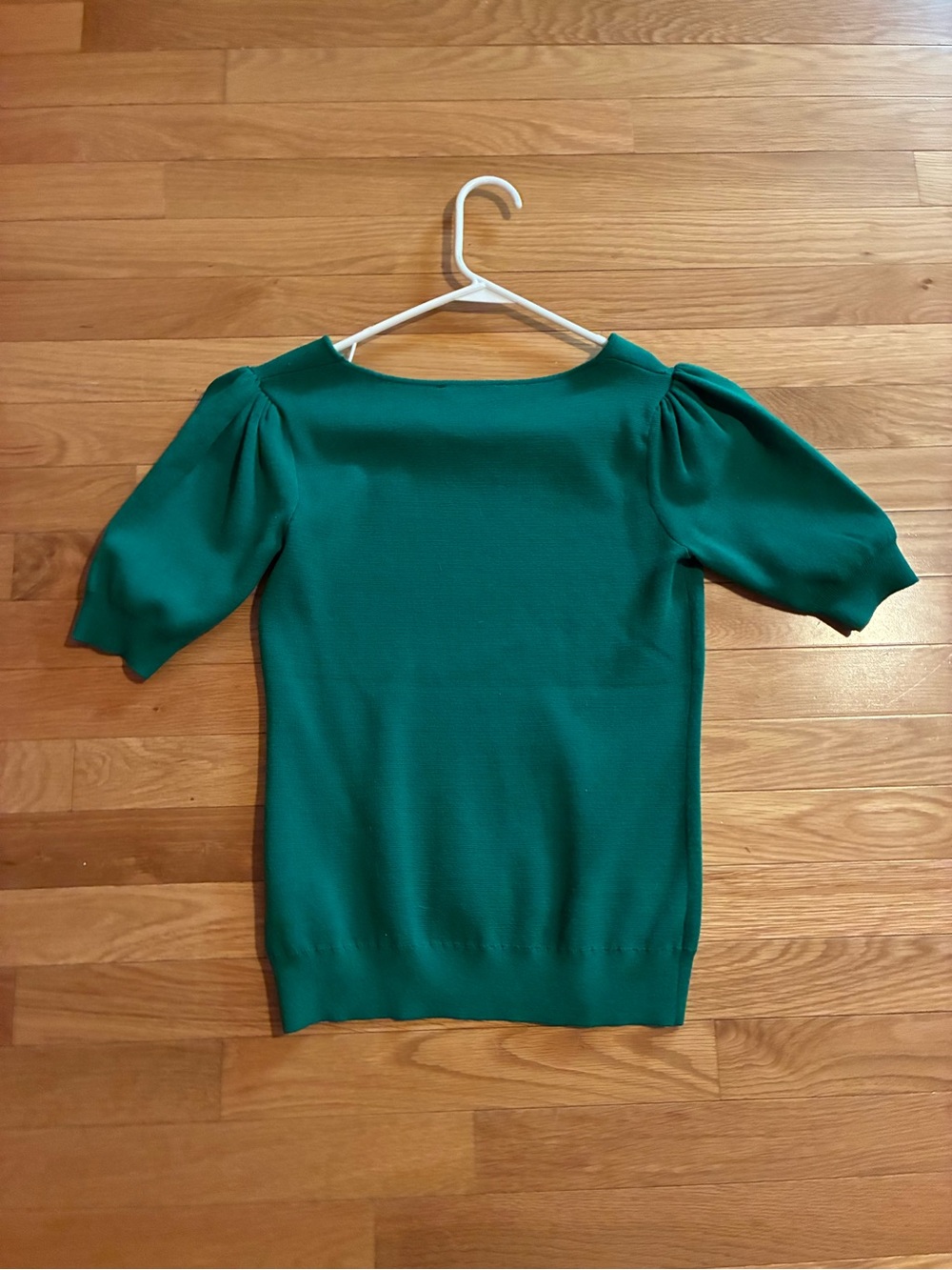 Premise Emerald Green Square-Neck Short Sleeve Pullover - Picture 6 of 6